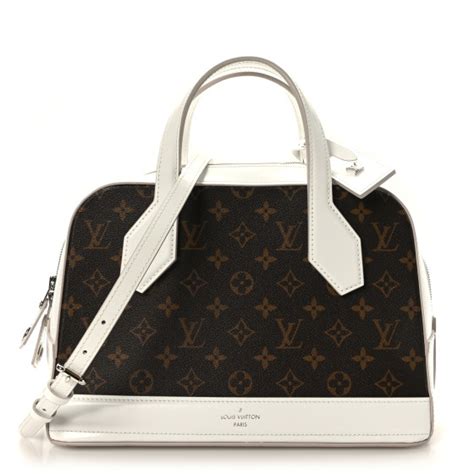 LOUIS VUITTON Monogram Dora PM White 